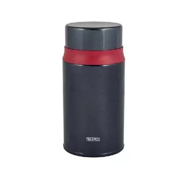 Термос для еды с ложкой Thermos TCLD-720S (0,72 литра), черный (+ Антисептик-спрей для рук в подарок!)