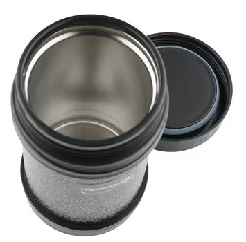 Термос для еды Thermocafe by Thermos HAMJNL (0,5 литра), черный (+ Антисептик-спрей для рук в подарок!)