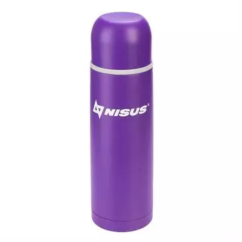 Термос (N.TM-044-V) 750ML фиолетовый Nisus (+ Антисептик-спрей для рук в подарок!)