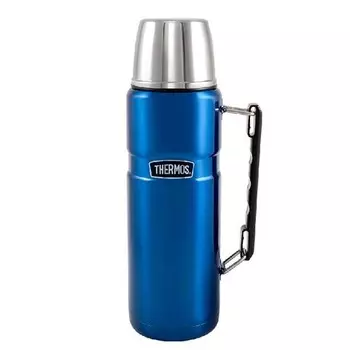 Термос Thermos King SK2010 (1,2 литра), синий (+ Антисептик-спрей для рук в подарок!)