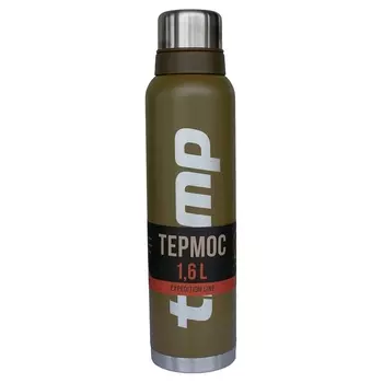 Термос Tramp Expedition line 1,6 л (оливковый) (+ Антисептик-спрей для рук в подарок!)