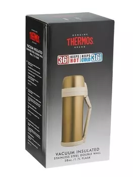 Термос универсальный (для еды и напитков) Thermos FDH Stainless Steel Vacuum Flask (1,65 литра) (+ Антисептик-спрей для рук в подарок!)