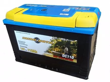 Тяговый аккумулятор Minn Kota MK-SCS110 (DC110) (+ Упаковка виброхвостов в подарок!)