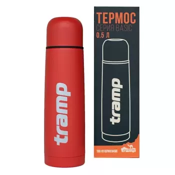 Tramp термос Basic 0,5 л (красный) (+ Антисептик-спрей для рук в подарок!)