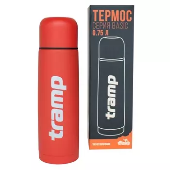 Tramp термос Basic 0,75 л (красный) (+ Антисептик-спрей для рук в подарок!)