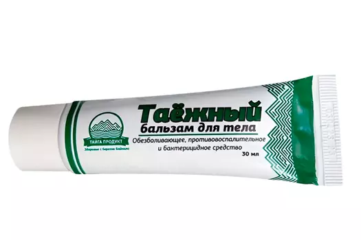 Бальзам Тайга-Продукт Таежный противовосп/бактерицид д/тела, 30 мл
