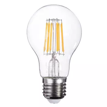 LEBEN Лампа филаментная A60, 7W, E27, 560 lm, 2800 K