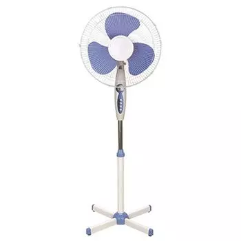 LEBEN Вентилятор напольный, 40W, 220V/50Hz, таймер 1ч, d40см, h1,28м, FS40-2 490-033