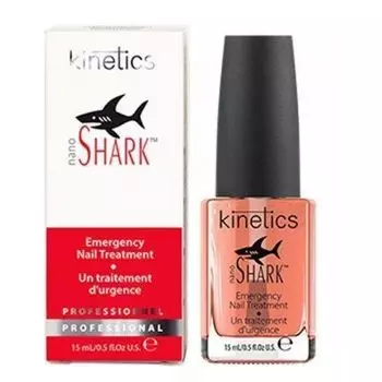 Kinetics, Shark Nail Treatment , Уход для сильно поврежденных ногтей "Акула", 15 мл