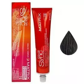 краска для волос color sync 1 а - иссиня-чёрный пепельный 90 мл