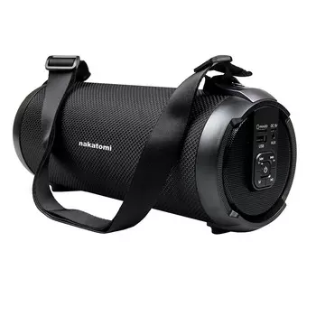 Портативная акустика NAKATOMI FS-10, 10 Вт, FM, USB, microSD, Bluetooth, черный