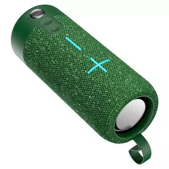 Портативная акустика Borofone BR19 Euphony, 10 Вт, FM, AUX, USB, microSD, Bluetooth, темно-зеленый (6974443382013)