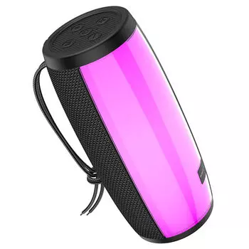 Портативная акустика Borofone BR20 Sound Wave, 10 Вт, FM, AUX, USB, microSD, Bluetooth, подсветка, черный (974443382938)