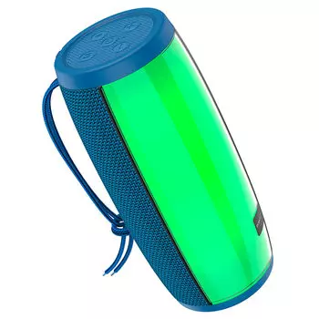 Портативная акустика Borofone BR20 Sound Wave, 10 Вт, FM, AUX, USB, microSD, Bluetooth, подсветка, синий (974443382969)