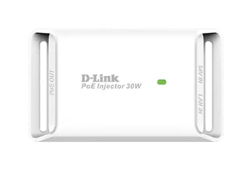 PoE-инжектор D-Link DPE-301GI, 802.3af / 802.3at, 1 Гбит/с, 0.6 - 54V, PoE: 54V, 30 Вт (DPE-301GI/A1B)