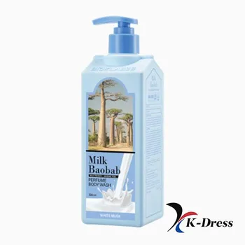Парфюмированный гель для душа Milk Baobab 500мл. Baby Powder
