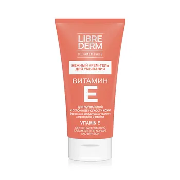 LIBREDERM Витамин Е нежный Крем - Гель для умывания Gentle Face Washing Cream Gel for Normal and Dry Skin