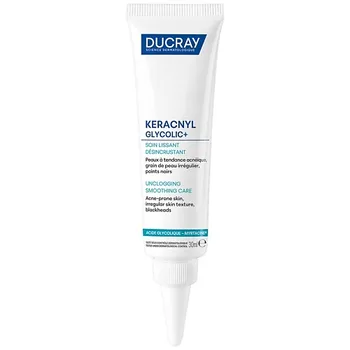 DUCRAY Крем очищающий матирующий против закупоривания пор, черных точек и жирного блеска Glycolic+