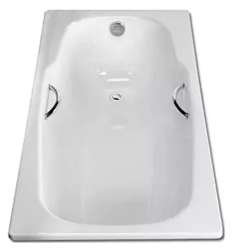 Стальная ванна 180х80 см с отверстиями для ручек BLB Atlantica HG B80J handles