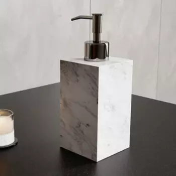 Дозатор для жидкого мыла Wasserkraft Kammel белый ( K-9199)