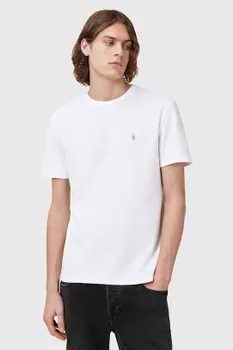Хлопковая футболка ELLIS Allsaints, белый