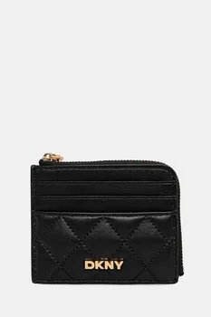 Кожаный кошелек Dkny, черный
