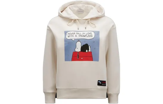 Moncler Женская толстовка Optical White