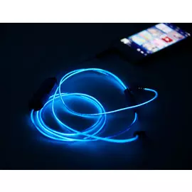 Наушники Light LTH001 светящиеся голубые