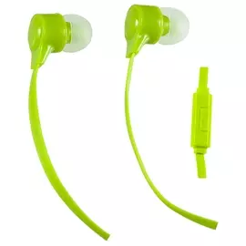 Наушники Perfeo Handy с микрофоном зеленые