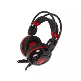 Наушники с микрофоном A4 Tech Bloody G300 Black-red