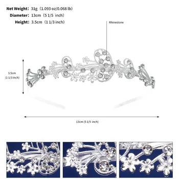 Korean new hair accessories metal headband for women s daily versatile diamond-encrusted hair hole cute rose flower love butterfly headband