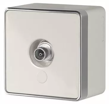 ТВ-розетка оконечная Werkel Gallant слоновая кость W5083003