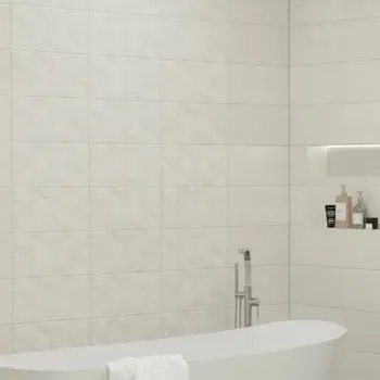 Плитка настенная Kreaforta Mersey Travertine 20x40 см 1.2 м матовый цвет серый