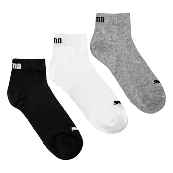 Unisex Quarter Plain 3-Pack
