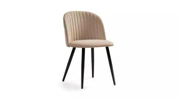 Стул Gabi 1 dark beige, black