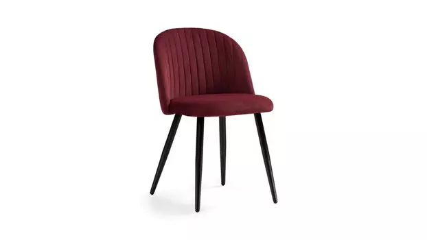 Стул Gabi 1 wine red, black
