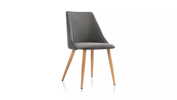 Стул Morgan dark gray, wood