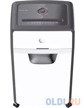 Шредер HP OneShred 16MC (секр.P-5) перекрестный 16лист. 16лтр. скрепки скобы пл.карты