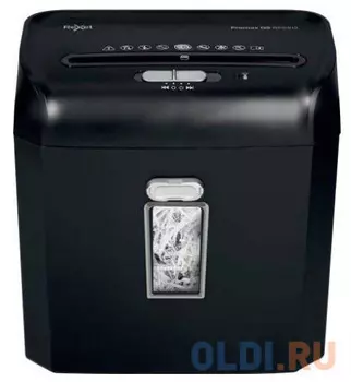 Шредер Rexel Promax QS 8/12 S EU черный (секр.Р-2)/ленты/8лист./12лтр./скрепки/скобы/пл.карты
