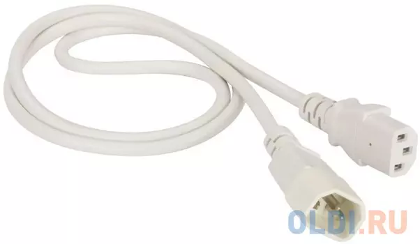 Шнур питания Lanmaster LAN-PP13/14-10-WH C13-С14 проводник.:3x0.75мм2 10м 220В 10А белый