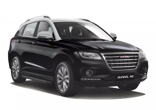 Боковые подножки, пороги "Premium-Black" (алюминий, черный) Rival A173ALB.9401.1 Haval H2 2014 -