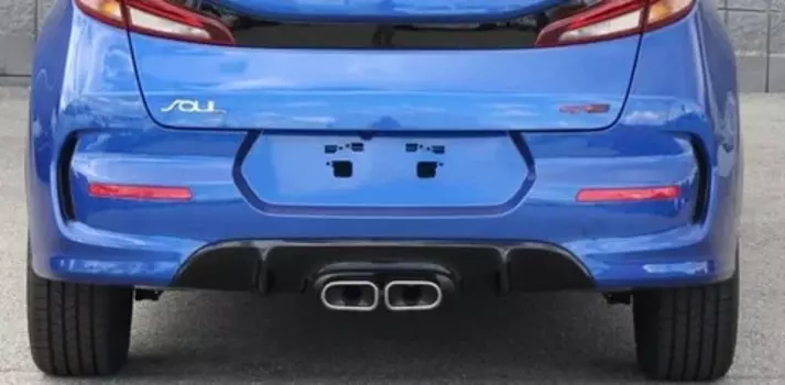Бампер задний ( версия GT ) для Kia Soul ( Киа Соул ) 2019, 2020