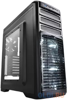 Корпус ATX Deepcool KENDOMEN Titanium Без БП чёрный серебристый