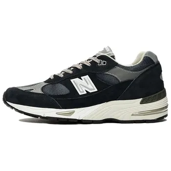New Balance 991 Made in England Navy Мужские кроссовки Сине-серые M991NV 40