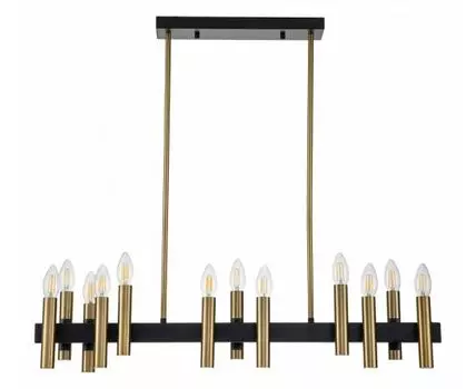 Люстра на штанге Indigo Cero 13009/12PL Black