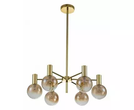 Люстра на штанге Indigo Collana 13015/6R Gold
