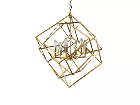 Люстра Matrix 6 brass