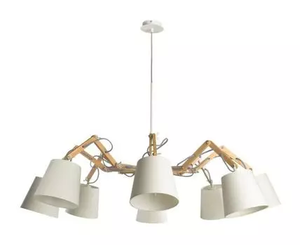 Люстра PINOCCHIO A5700LM-8WH (56, 95, Подвесные, Белый, 95)