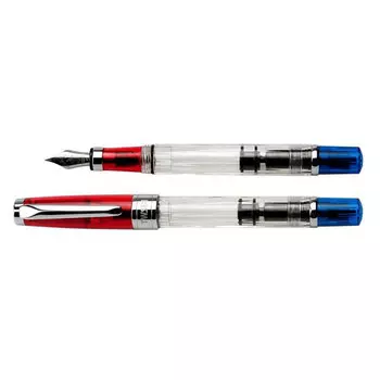Ручка перьевая TWSBI Diamond 580 RBT, EF, Сине-красный