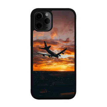Чехол для телефона с изображением самолета и неба для Iphone 13 12 Mini 11 Pro Max 7 8 Plus X Xs Max XR ПК Жесткий силиконовый чехол iphone xs max